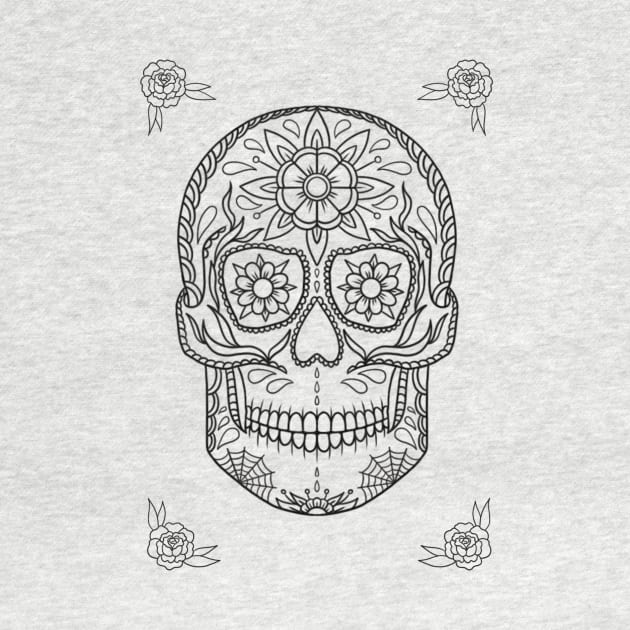 HomeSchoolTattoo SugarSkull by HomeSchoolTattoo